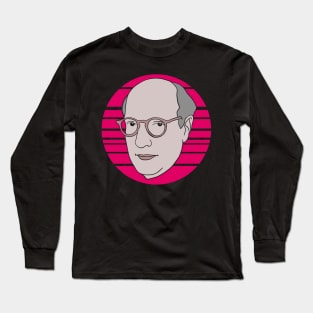 Mark Rothko Portrait - Vintage Sunrise Edition Long Sleeve T-Shirt